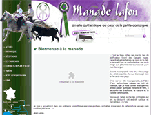 Tablet Screenshot of manade-lafon.com